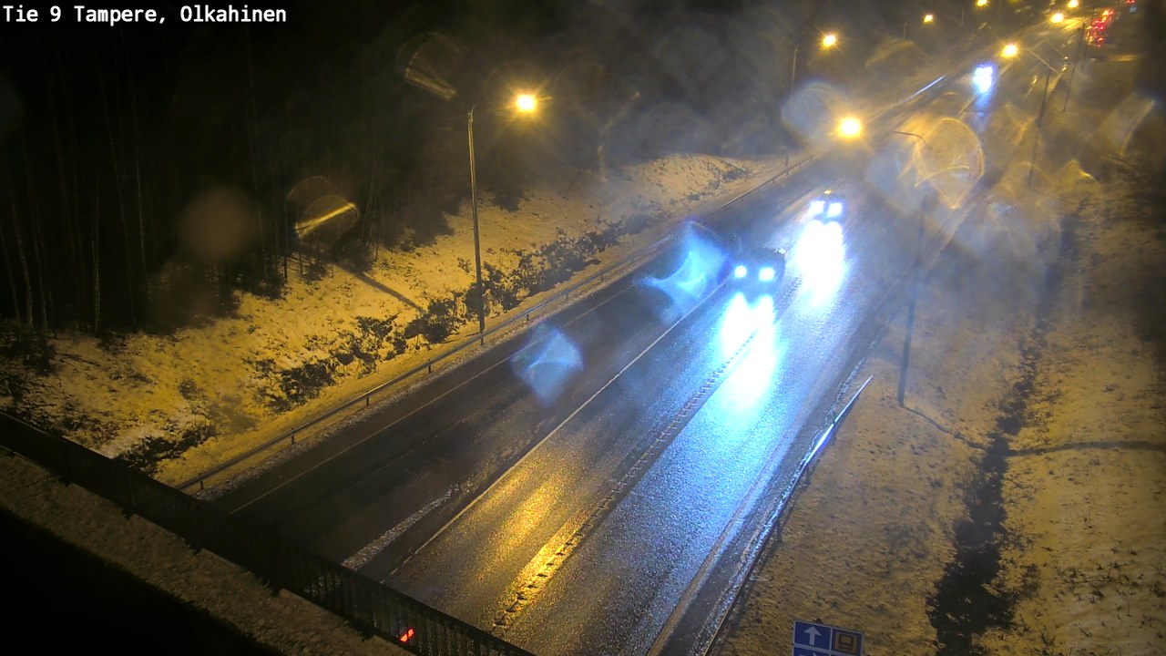Weather Camera Image Väg 9 Tammerfors, Olkahinen, Tampere, Pirkanmaa