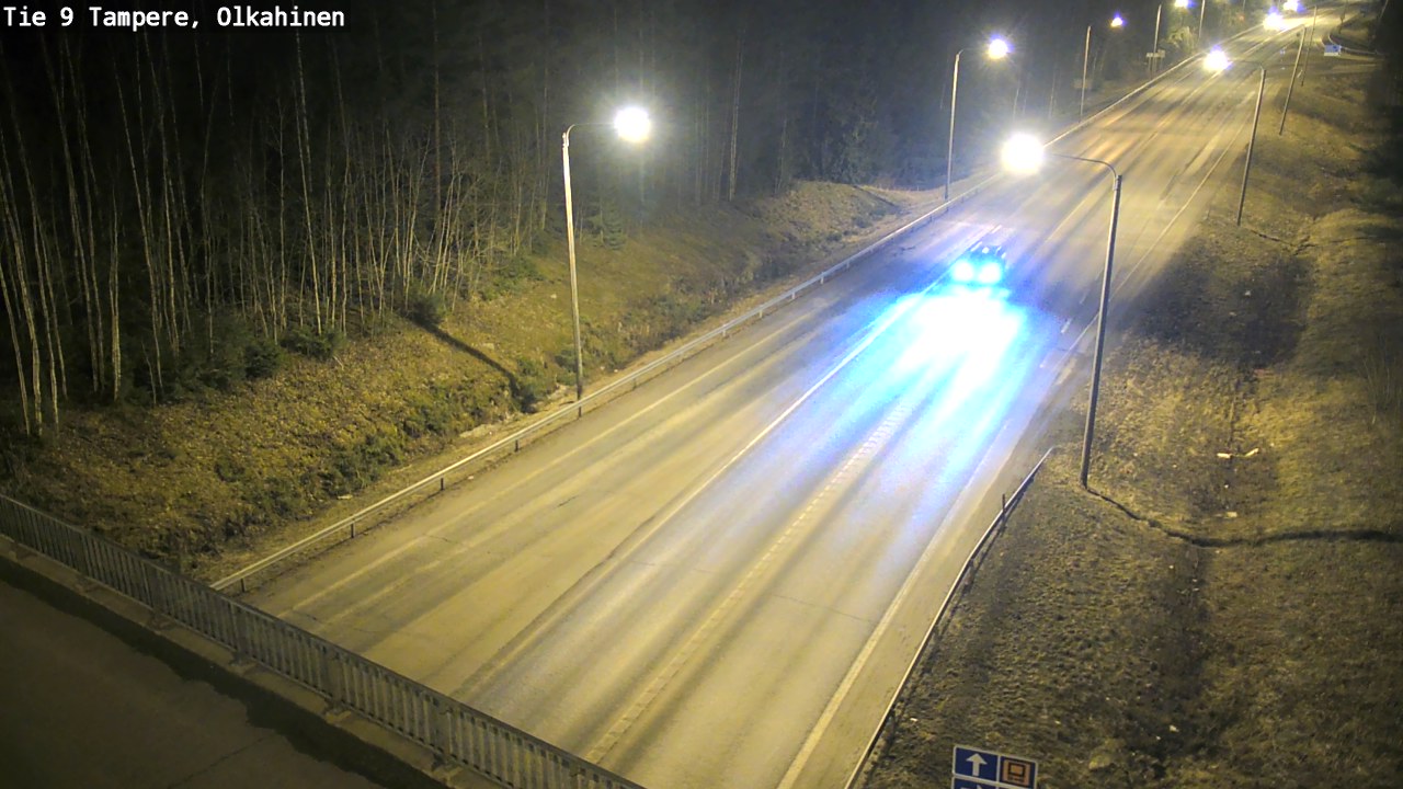 Weather Camera Image Road 9 Tampere, Olkahinen, Tampere, Pirkanmaa
