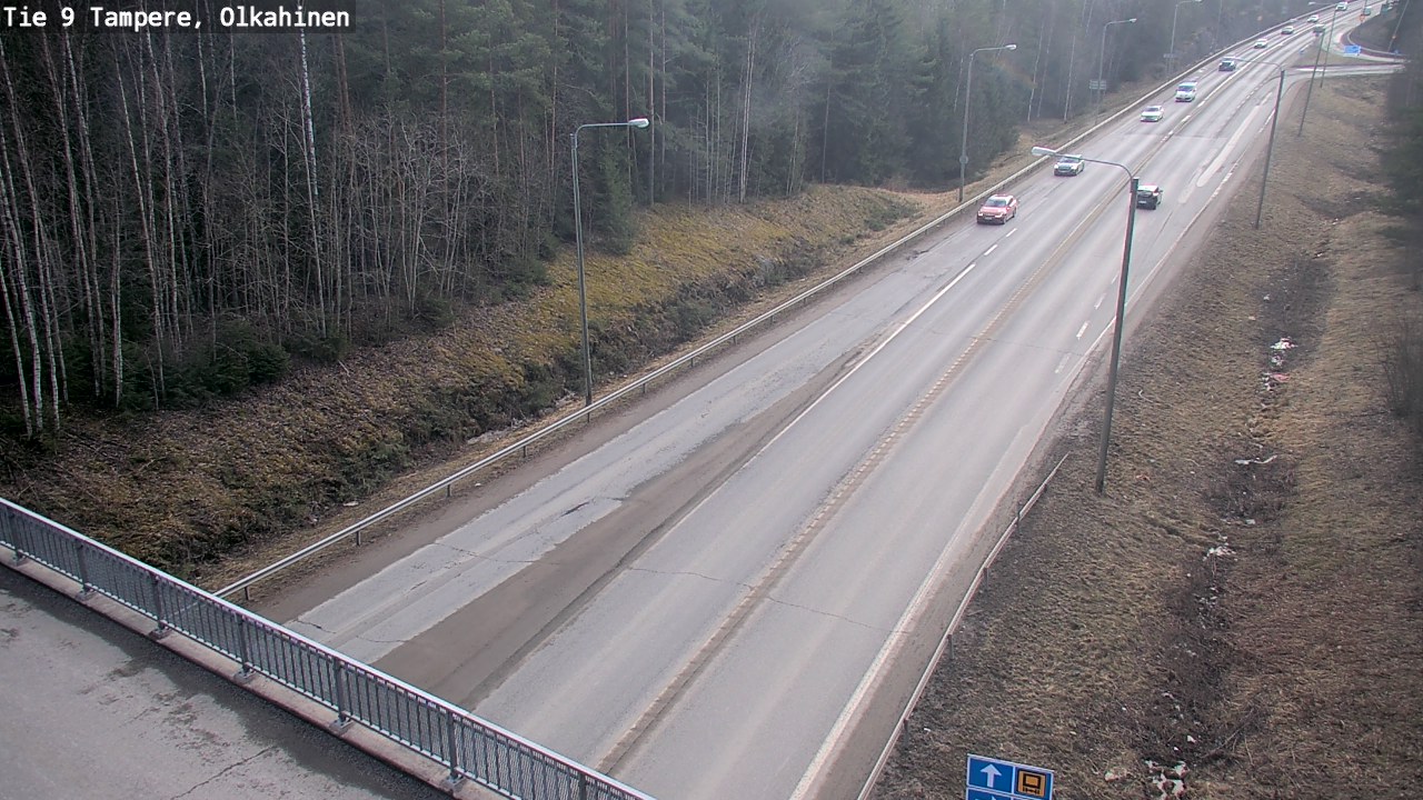 Weather Camera Image Road 9 Tampere, Olkahinen, Tampere, Pirkanmaa
