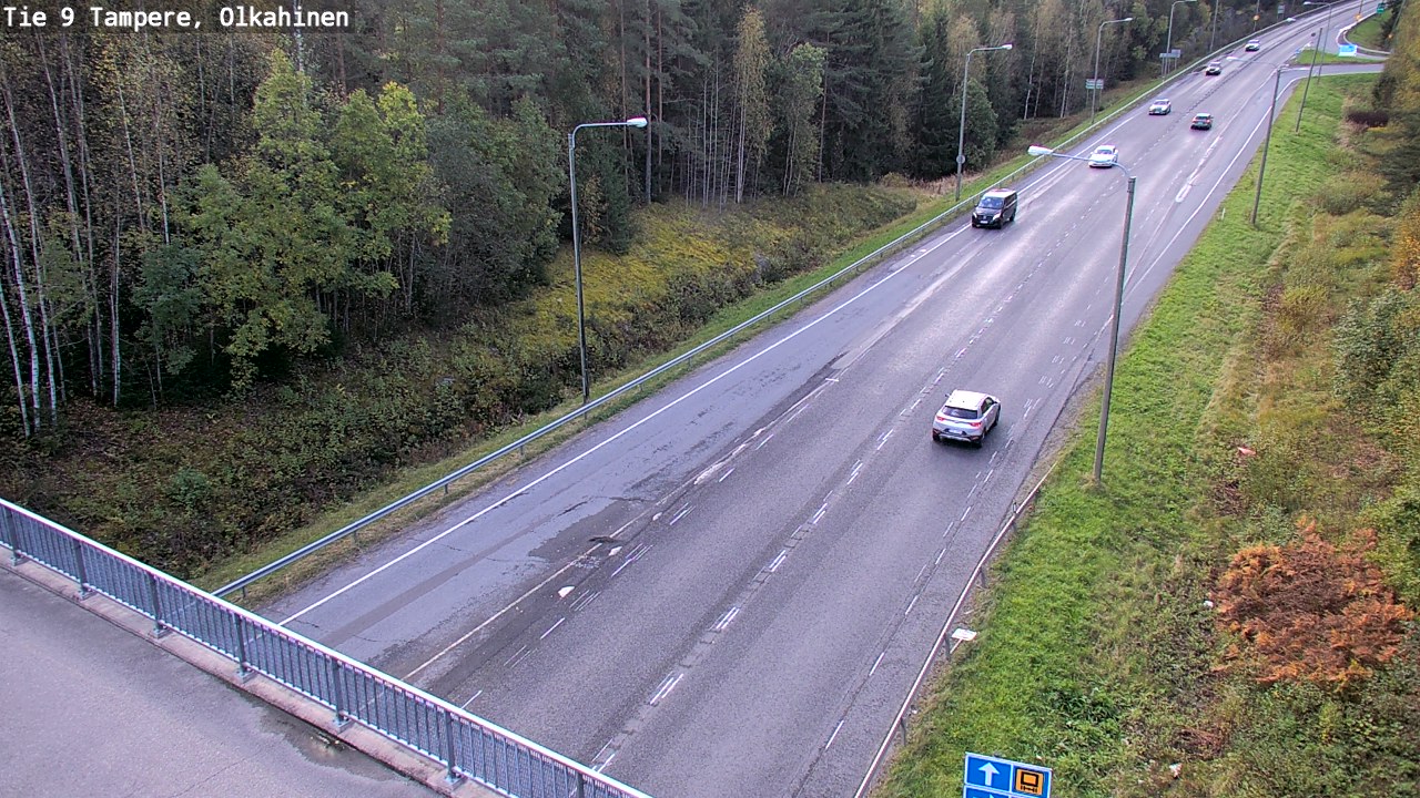Weather Camera Image Road 9 Tampere, Olkahinen, Tampere, Pirkanmaa