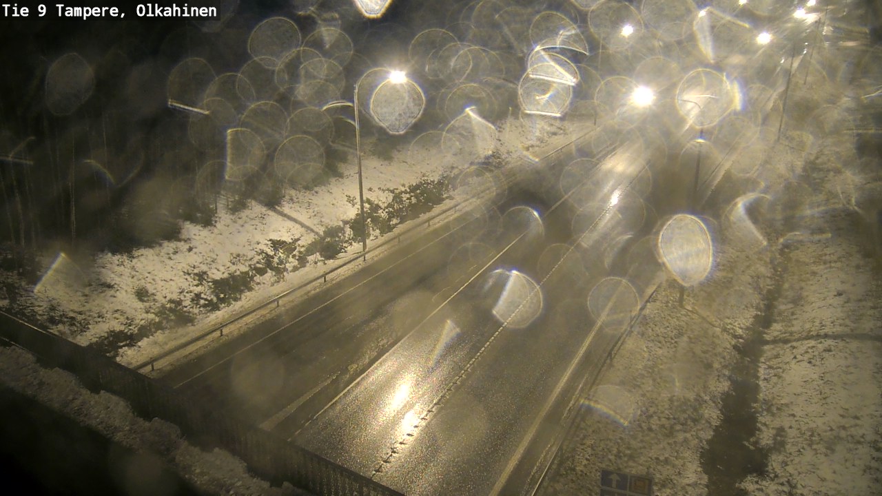 Weather Camera Image Väg 9 Tammerfors, Olkahinen, Tampere, Pirkanmaa