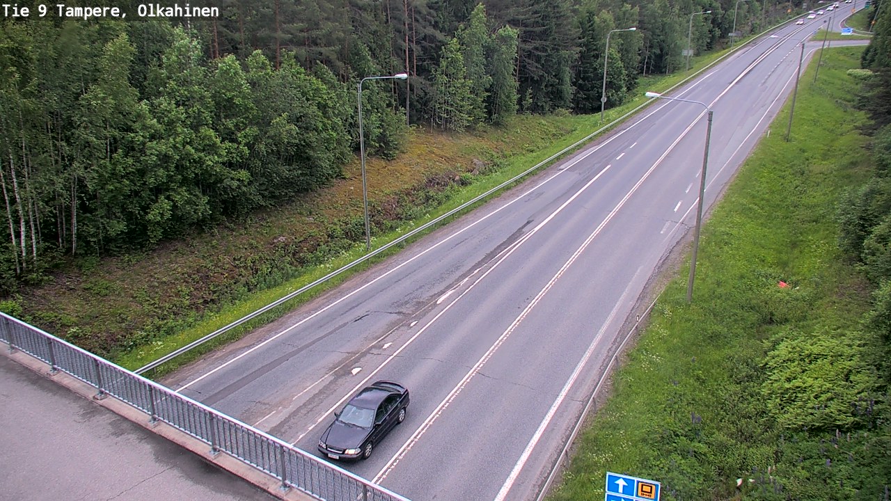 Weather Camera Image Road 9 Tampere, Olkahinen, Tampere, Pirkanmaa