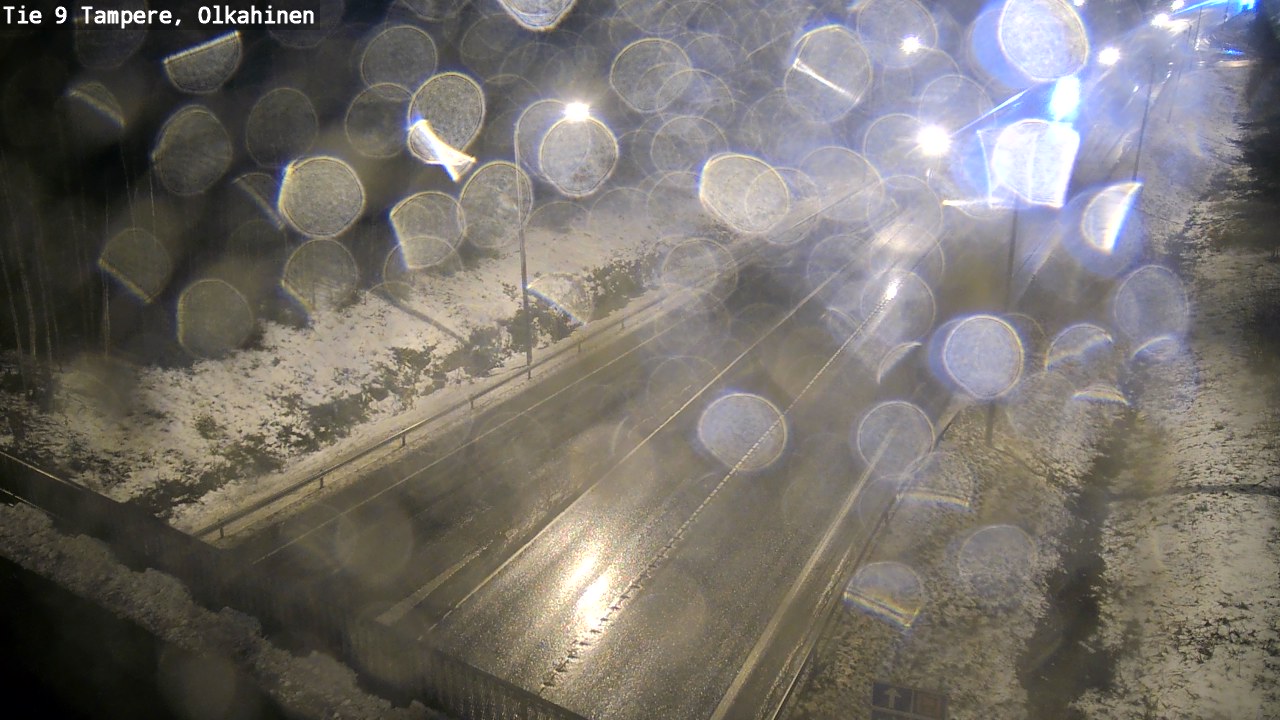 Weather Camera Image Väg 9 Tammerfors, Olkahinen, Tampere, Pirkanmaa