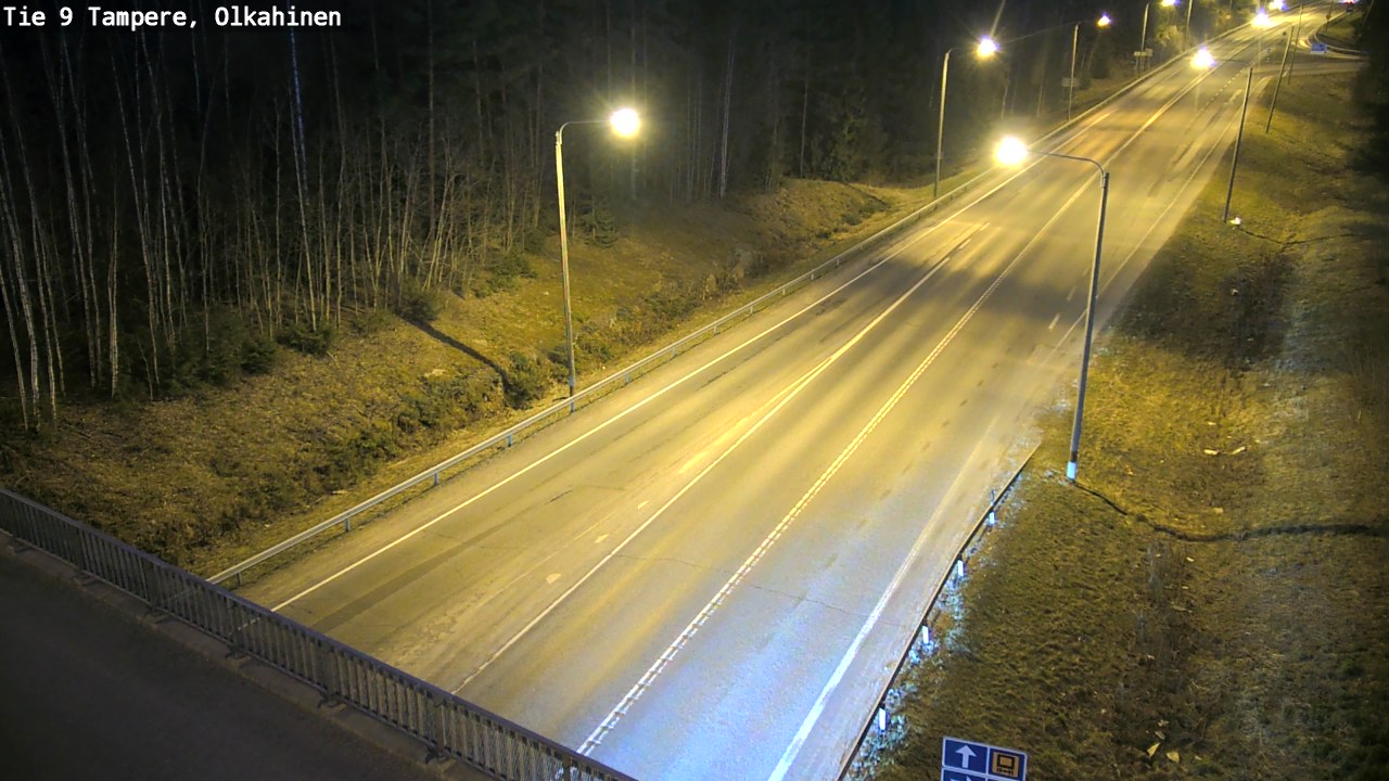 Weather Camera Image Road 9 Tampere, Olkahinen, Tampere, Pirkanmaa