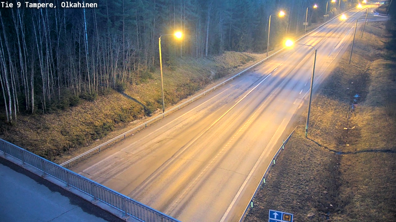 Weather Camera Image Väg 9 Tammerfors, Olkahinen, Tampere, Pirkanmaa