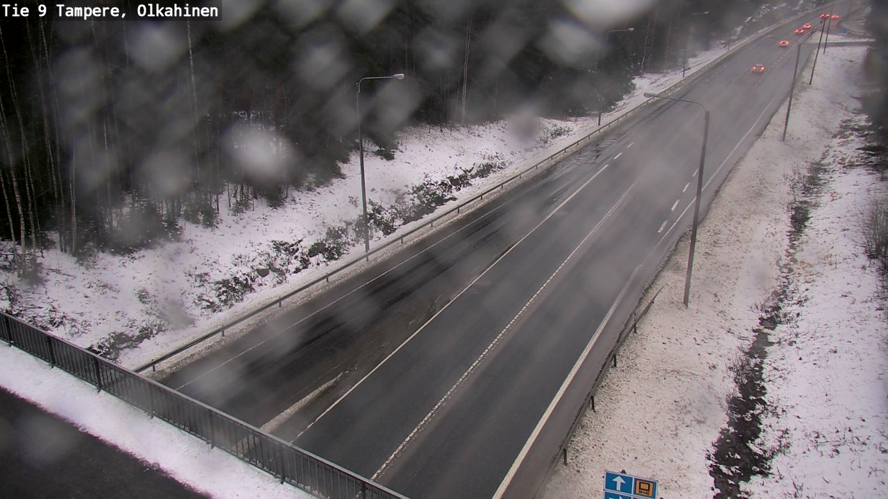 Weather Camera Image Väg 9 Tammerfors, Olkahinen, Tampere, Pirkanmaa