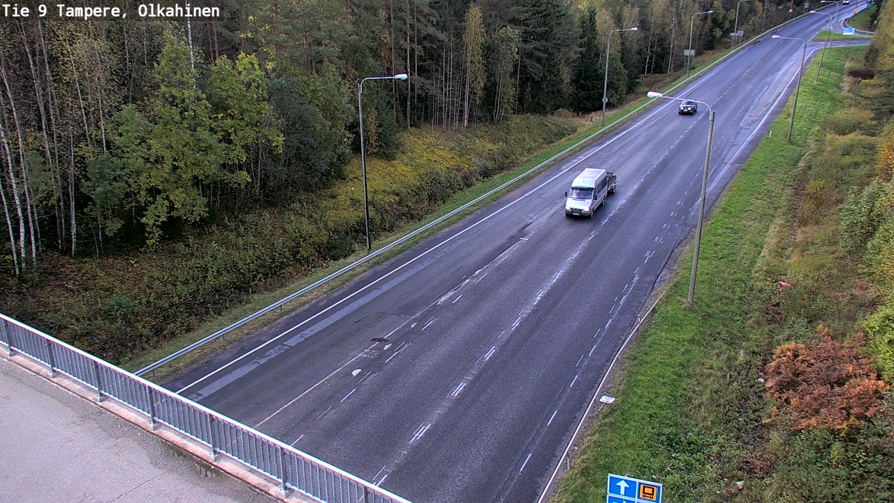 Weather Camera Image Road 9 Tampere, Olkahinen, Tampere, Pirkanmaa