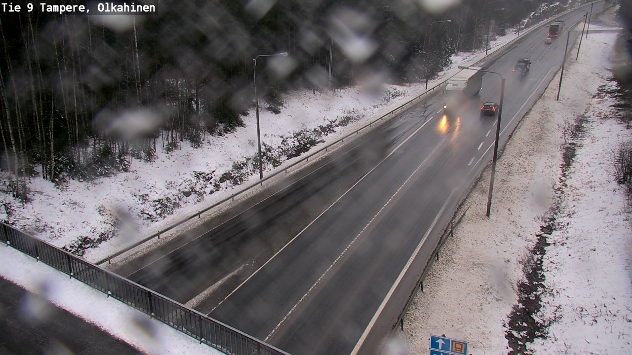 Weather Camera Image Väg 9 Tammerfors, Olkahinen, Tampere, Pirkanmaa