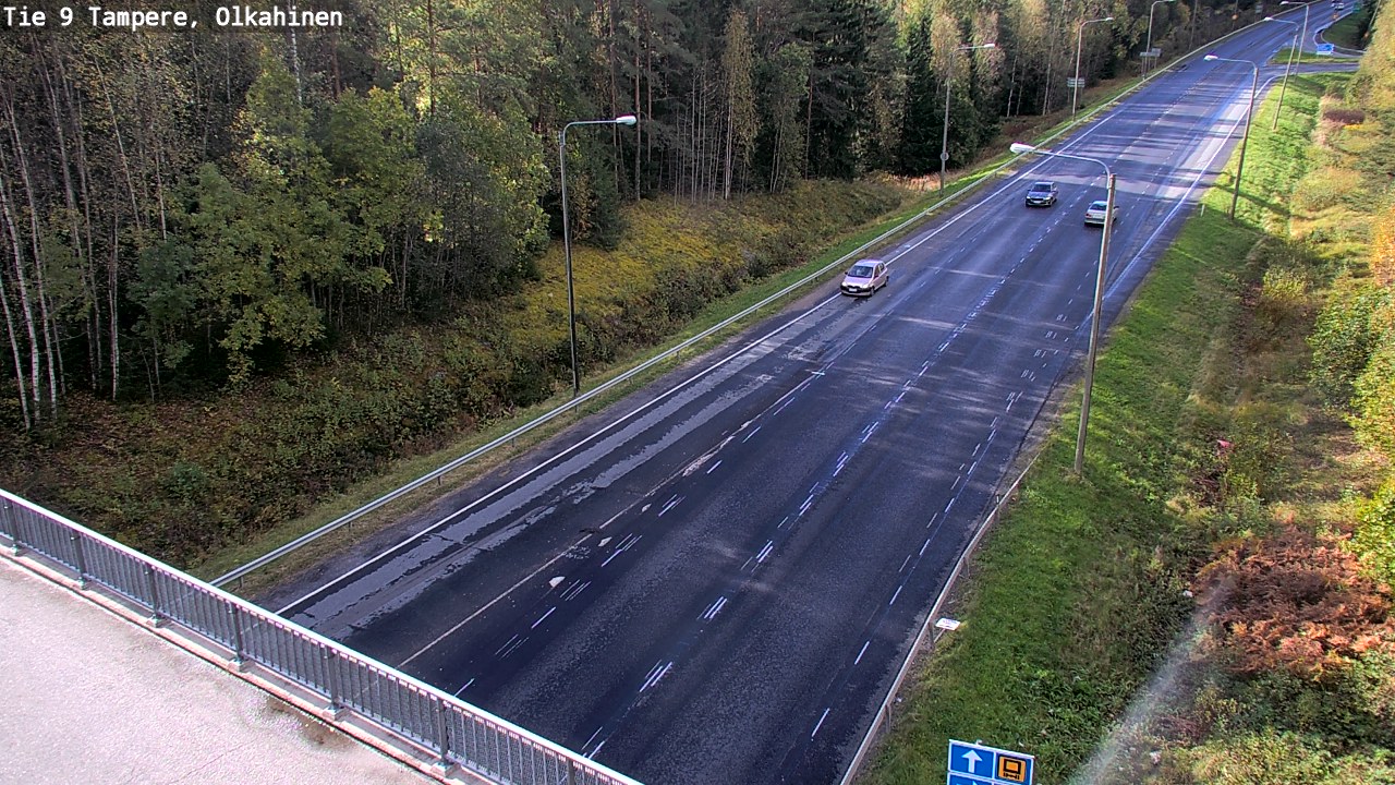 Weather Camera Image Road 9 Tampere, Olkahinen, Tampere, Pirkanmaa