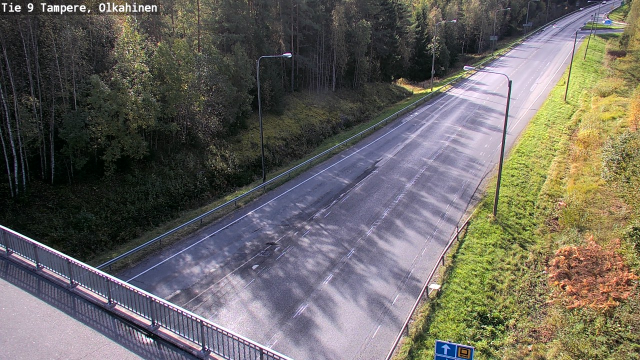 Weather Camera Image Road 9 Tampere, Olkahinen, Tampere, Pirkanmaa