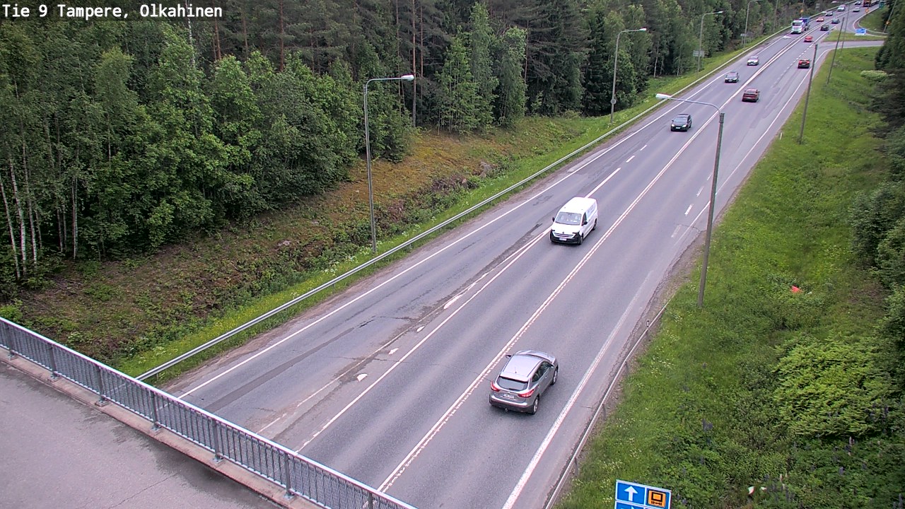 Weather Camera Image Road 9 Tampere, Olkahinen, Tampere, Pirkanmaa