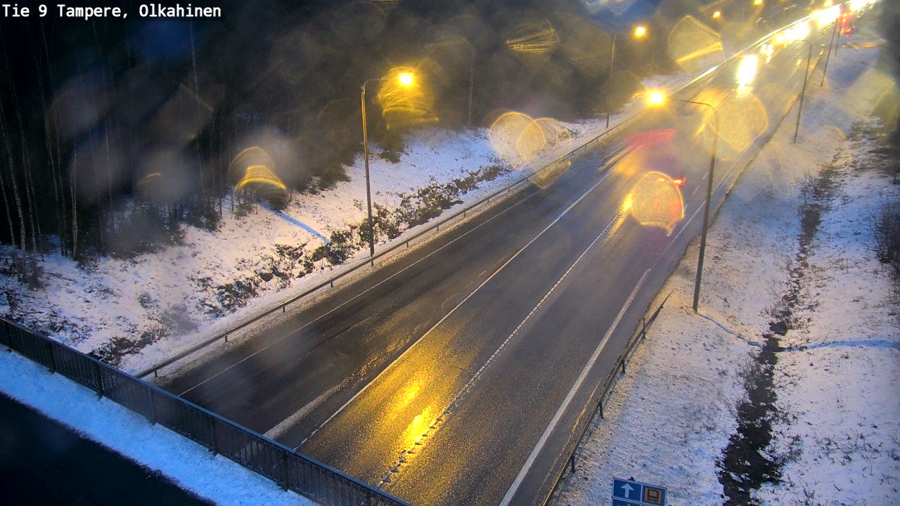 Weather Camera Image Väg 9 Tammerfors, Olkahinen, Tampere, Pirkanmaa