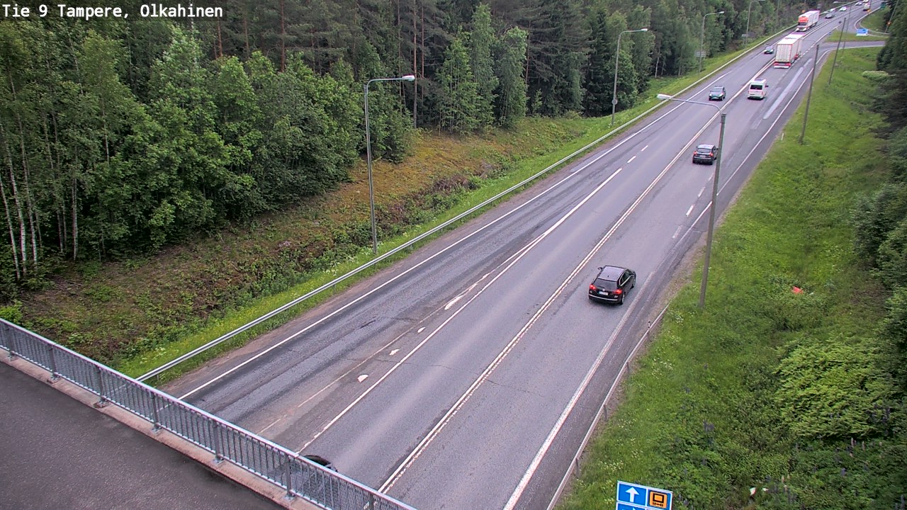 Weather Camera Image Road 9 Tampere, Olkahinen, Tampere, Pirkanmaa
