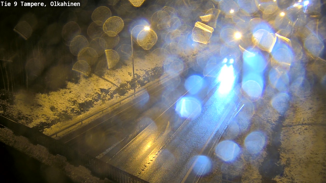 Weather Camera Image Väg 9 Tammerfors, Olkahinen, Tampere, Pirkanmaa