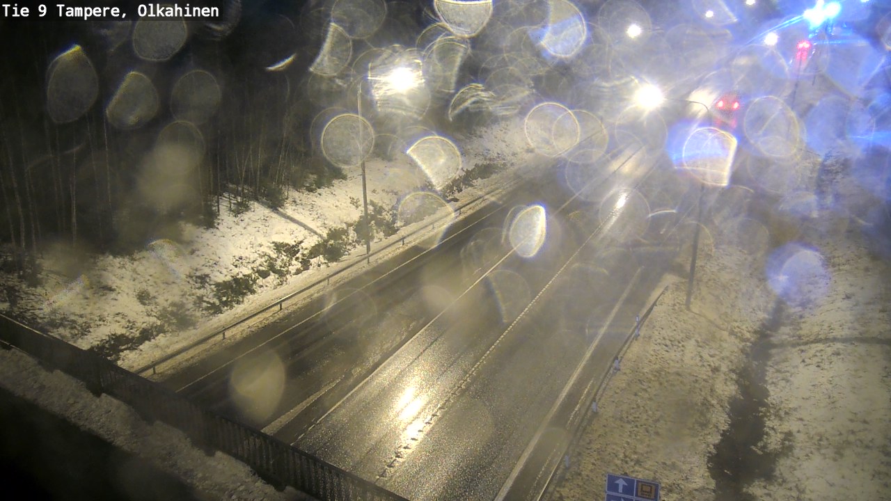 Weather Camera Image Väg 9 Tammerfors, Olkahinen, Tampere, Pirkanmaa
