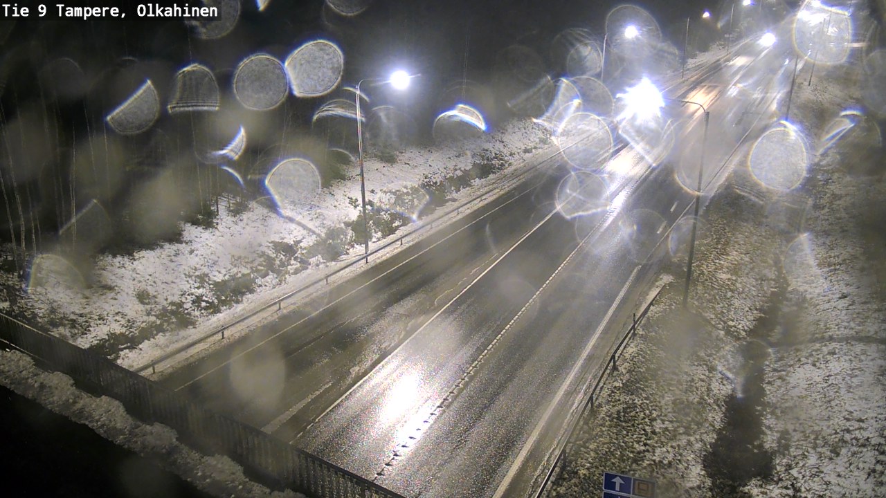 Weather Camera Image Väg 9 Tammerfors, Olkahinen, Tampere, Pirkanmaa