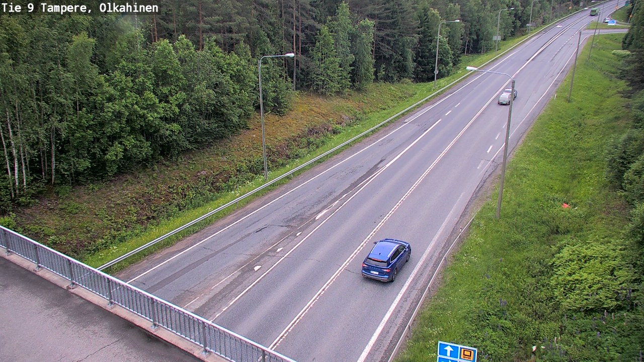 Weather Camera Image Road 9 Tampere, Olkahinen, Tampere, Pirkanmaa