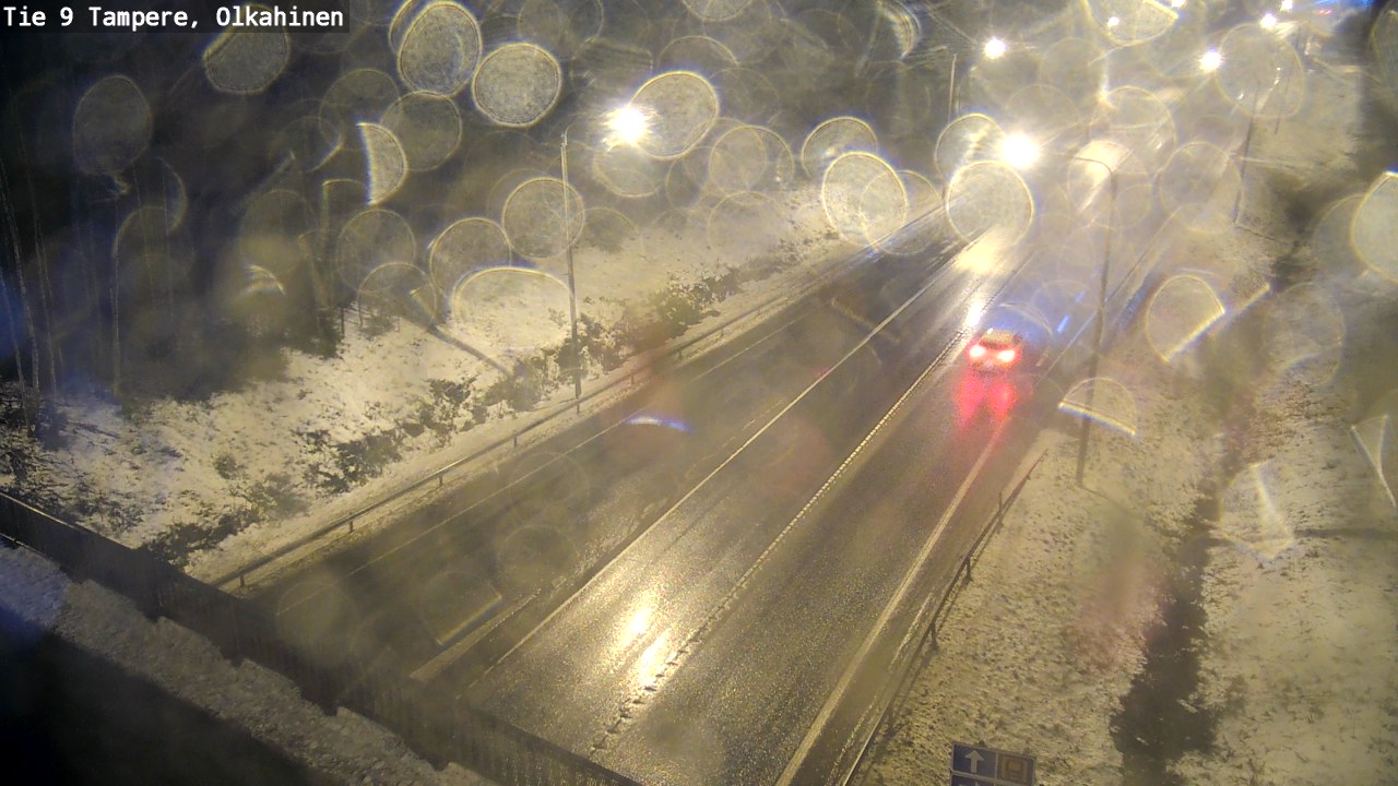 Weather Camera Image Väg 9 Tammerfors, Olkahinen, Tampere, Pirkanmaa