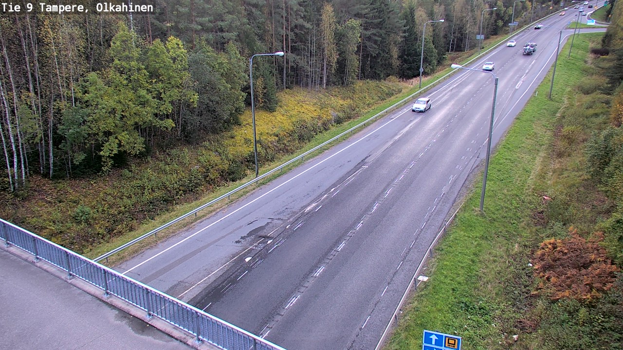 Weather Camera Image Road 9 Tampere, Olkahinen, Tampere, Pirkanmaa
