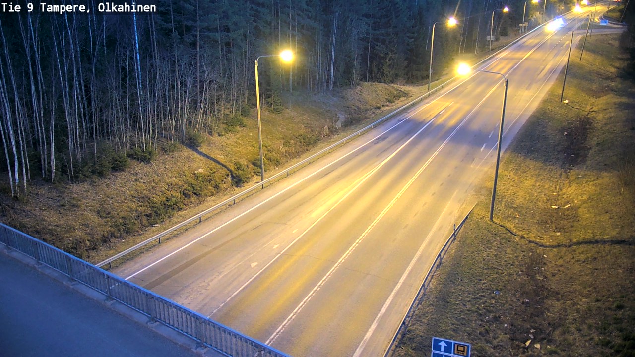 Weather Camera Image Road 9 Tampere, Olkahinen, Tampere, Pirkanmaa
