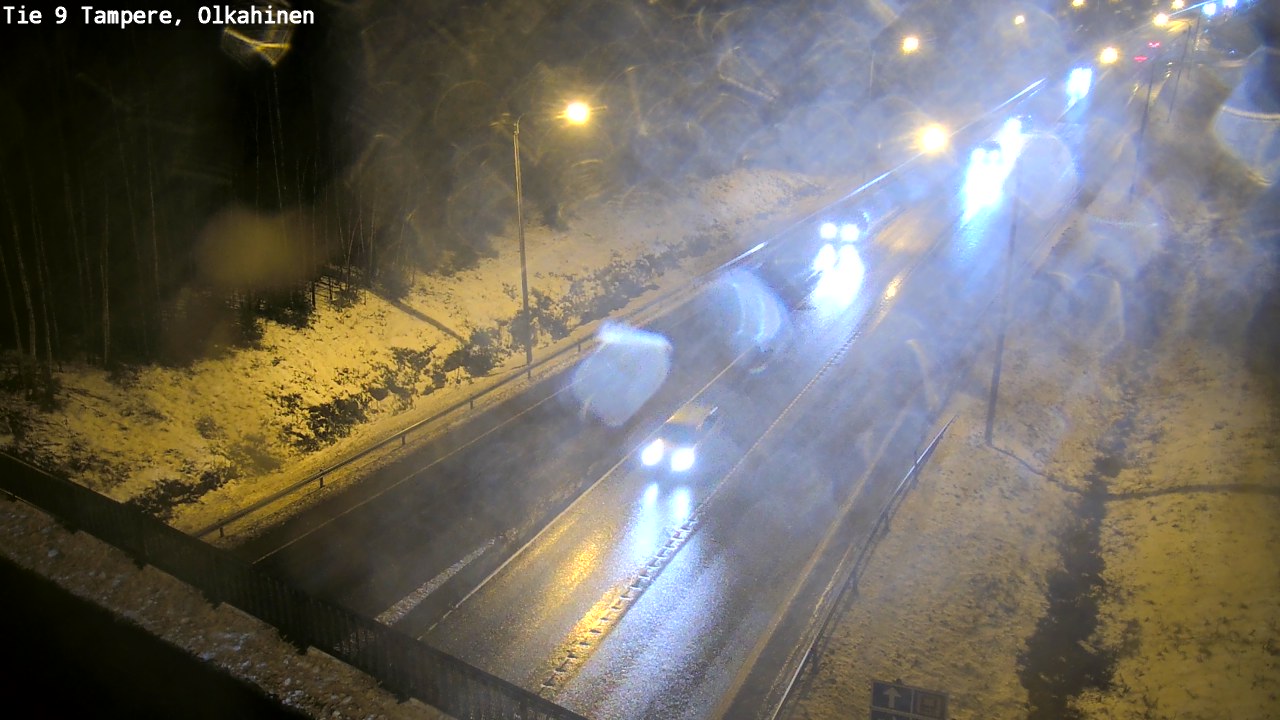 Weather Camera Image Väg 9 Tammerfors, Olkahinen, Tampere, Pirkanmaa