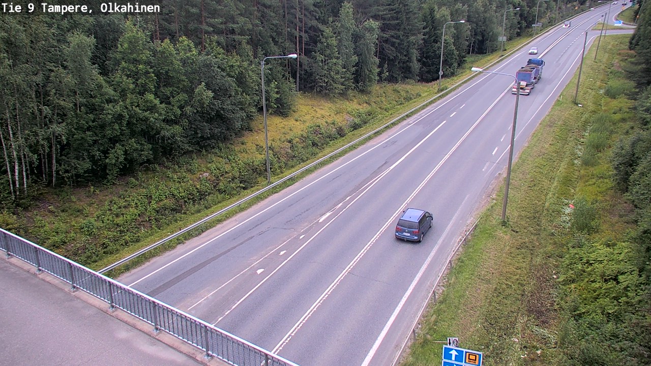 Weather Camera Image Road 9 Tampere, Olkahinen, Tampere, Pirkanmaa