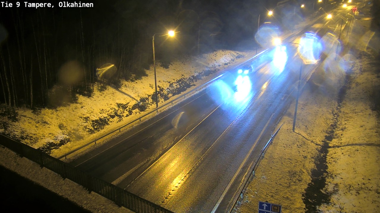 Weather Camera Image Väg 9 Tammerfors, Olkahinen, Tampere, Pirkanmaa