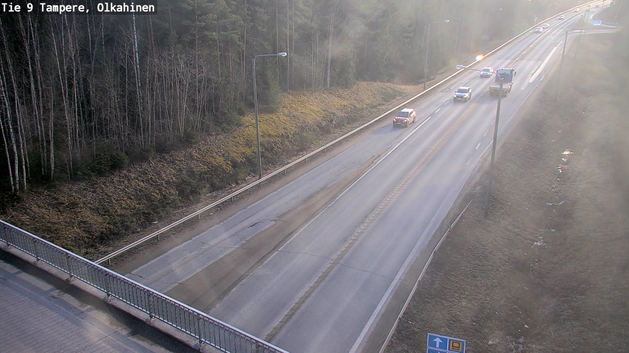 Weather Camera Image Road 9 Tampere, Olkahinen, Tampere, Pirkanmaa