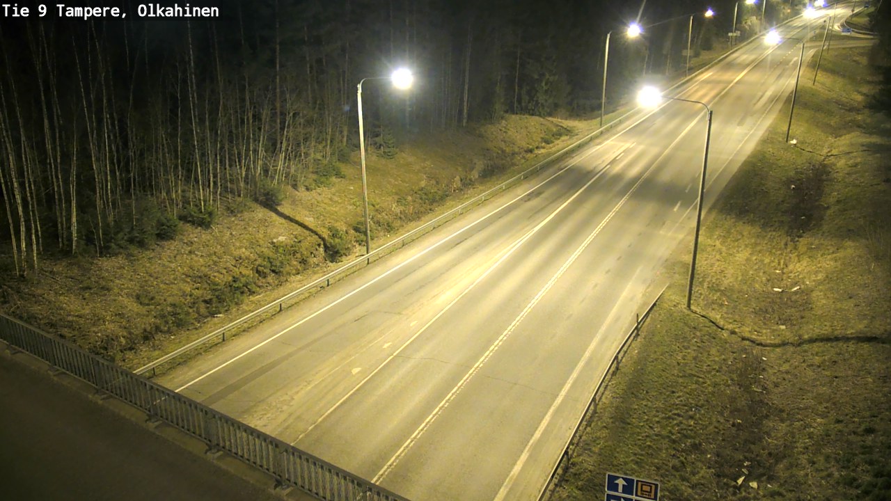 Weather Camera Image Road 9 Tampere, Olkahinen, Tampere, Pirkanmaa