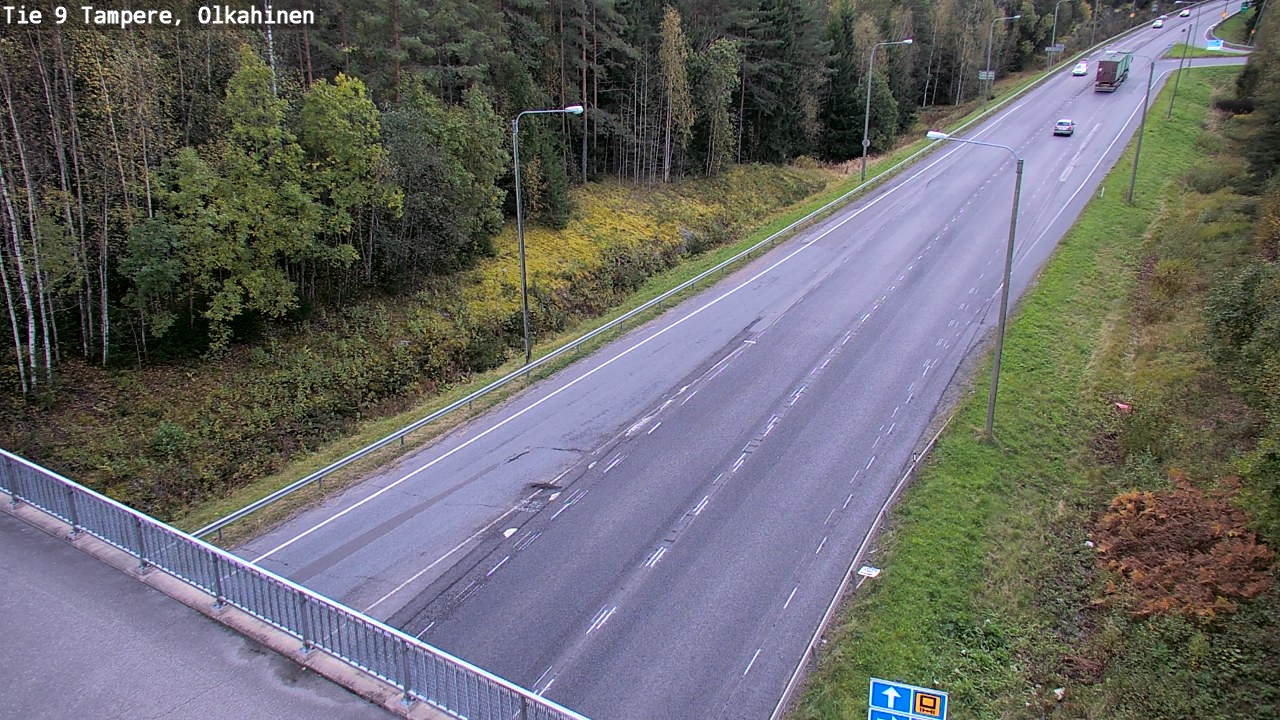 Weather Camera Image Road 9 Tampere, Olkahinen, Tampere, Pirkanmaa
