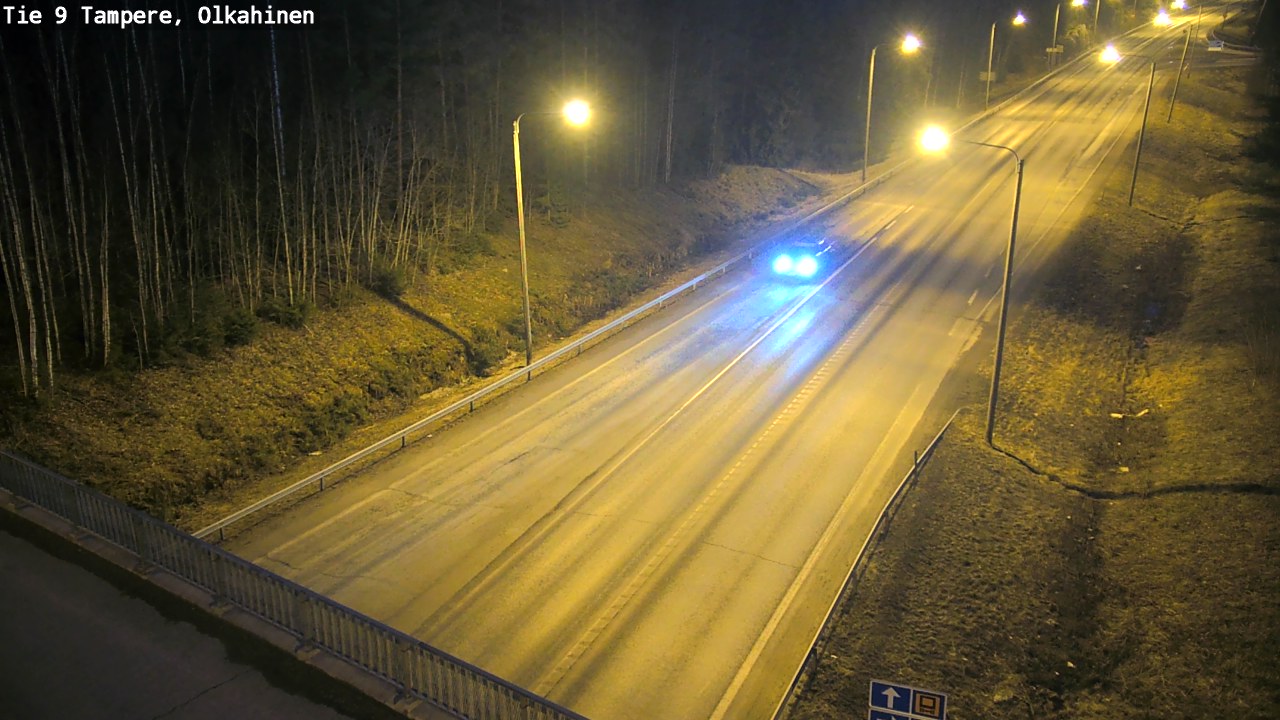 Weather Camera Image Väg 9 Tammerfors, Olkahinen, Tampere, Pirkanmaa