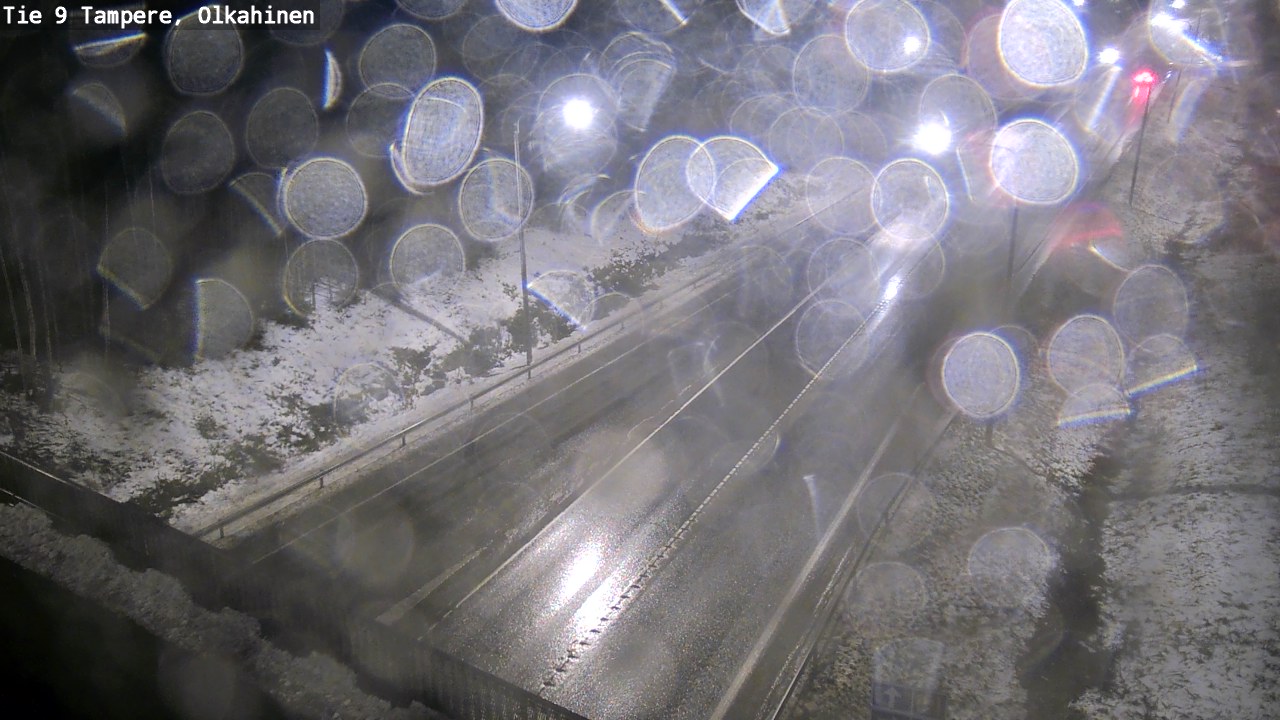 Weather Camera Image Väg 9 Tammerfors, Olkahinen, Tampere, Pirkanmaa