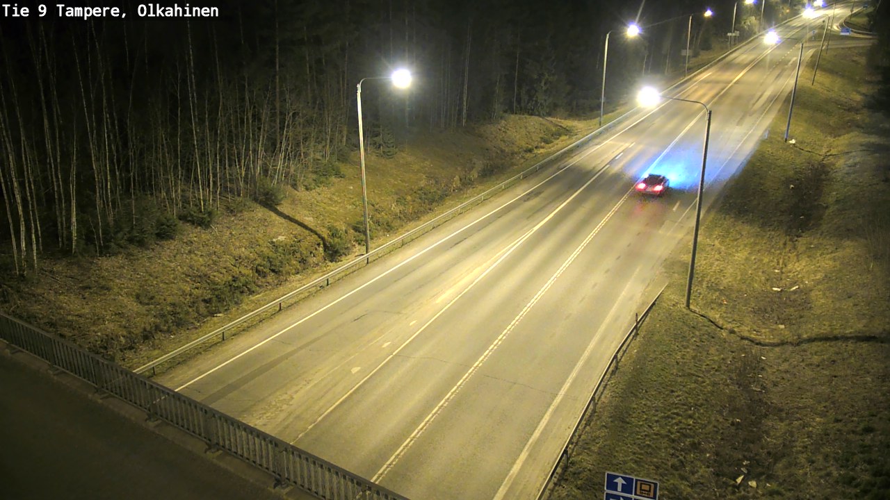 Weather Camera Image Road 9 Tampere, Olkahinen, Tampere, Pirkanmaa