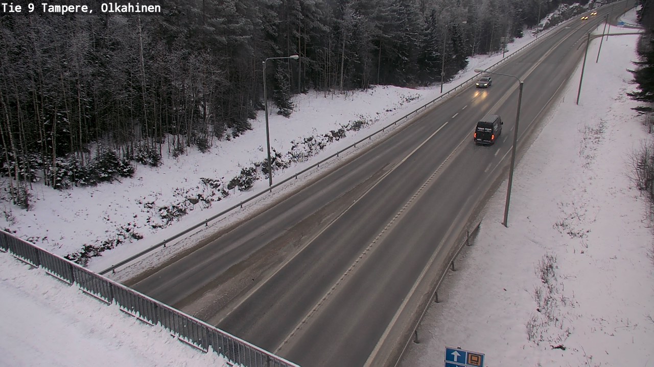 Weather Camera Image Road 9 Tampere, Olkahinen, Tampere, Pirkanmaa