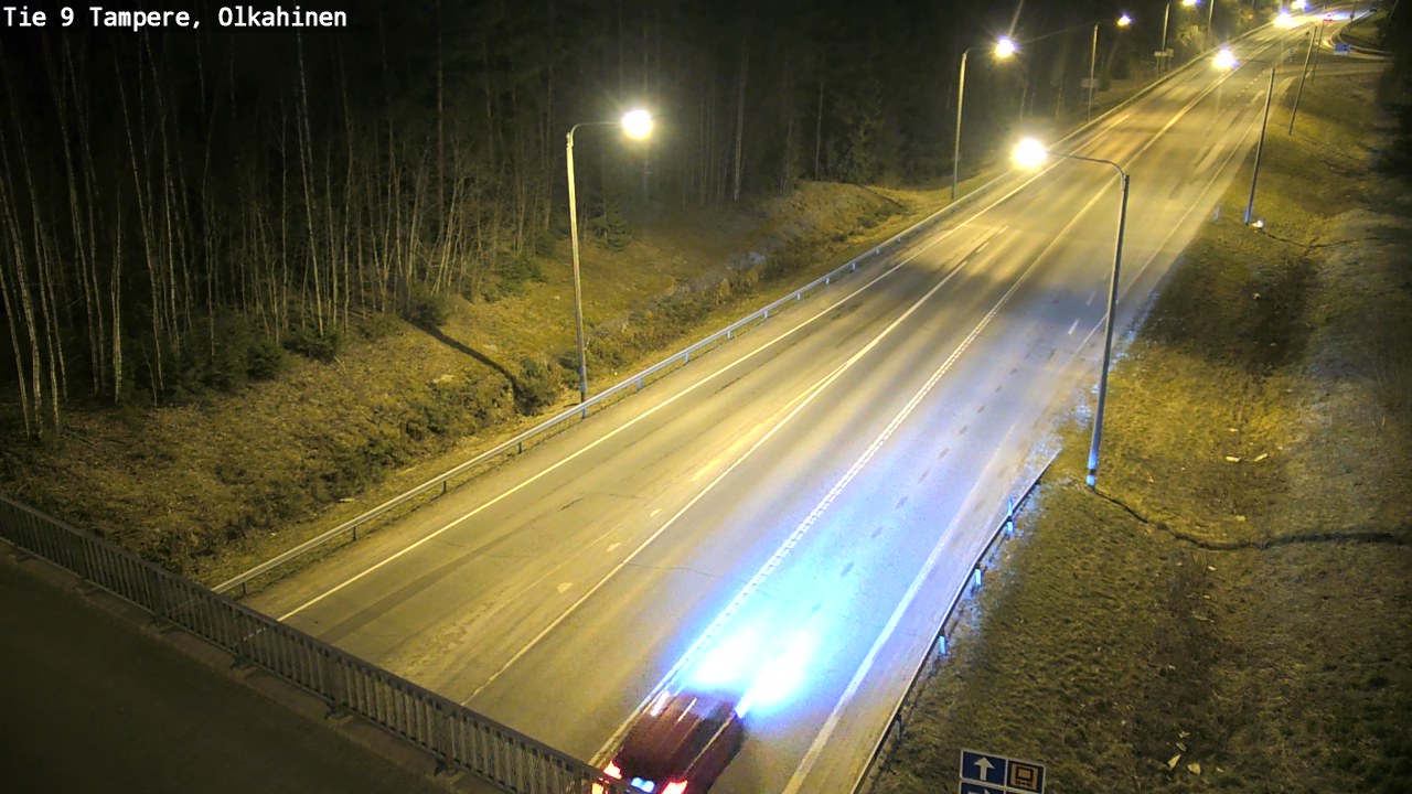 Weather Camera Image Road 9 Tampere, Olkahinen, Tampere, Pirkanmaa