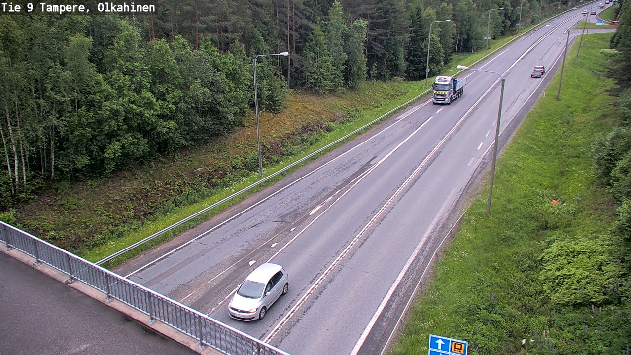 Weather Camera Image Road 9 Tampere, Olkahinen, Tampere, Pirkanmaa