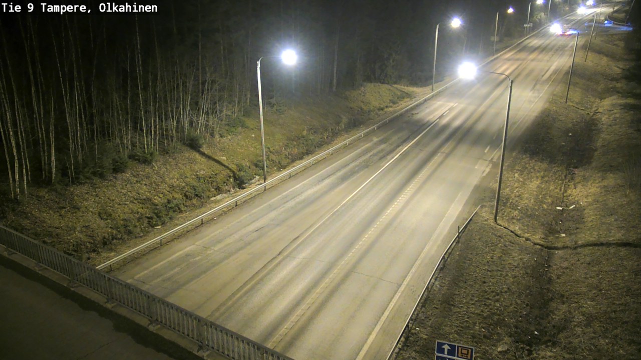 Weather Camera Image Väg 9 Tammerfors, Olkahinen, Tampere, Pirkanmaa