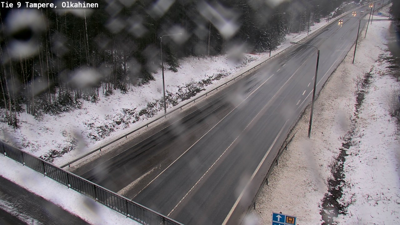 Weather Camera Image Väg 9 Tammerfors, Olkahinen, Tampere, Pirkanmaa
