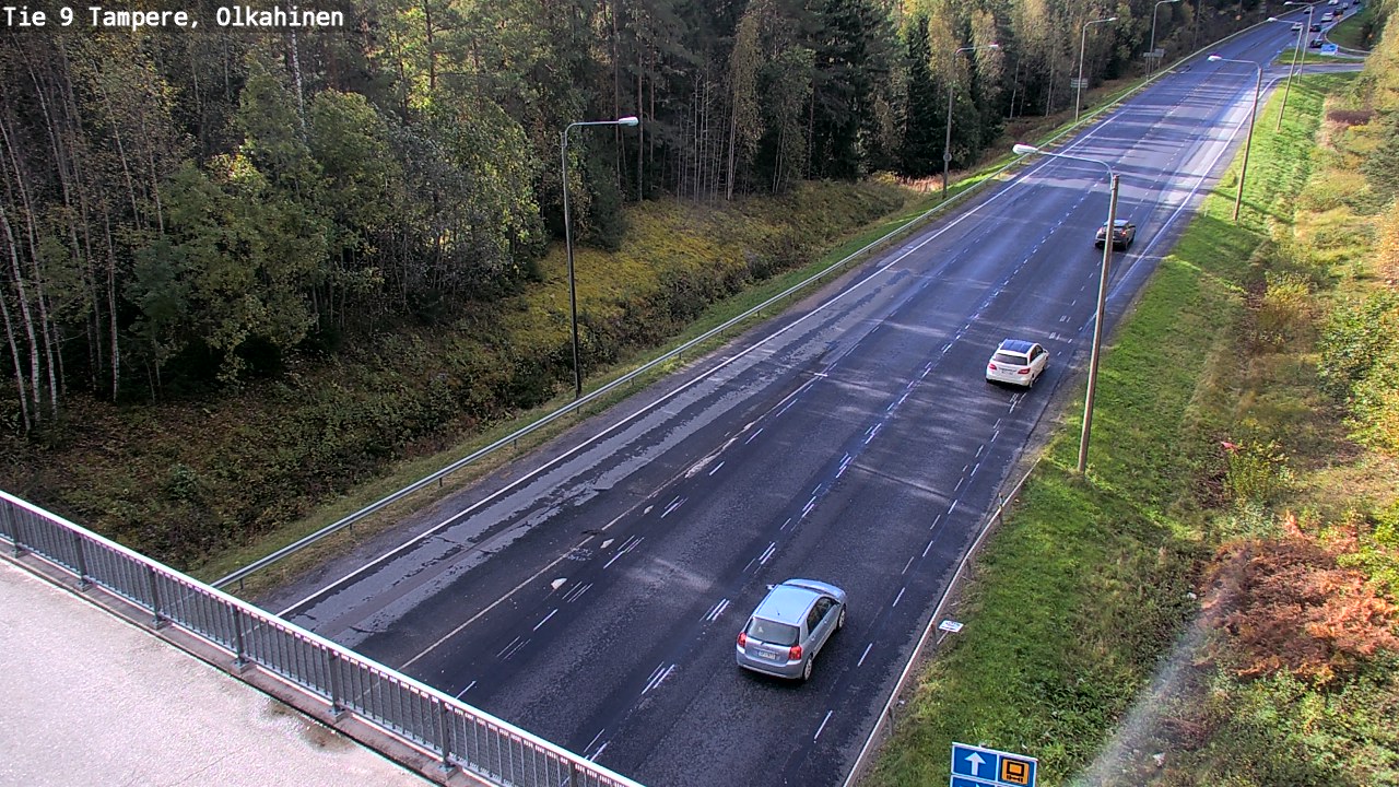 Weather Camera Image Road 9 Tampere, Olkahinen, Tampere, Pirkanmaa