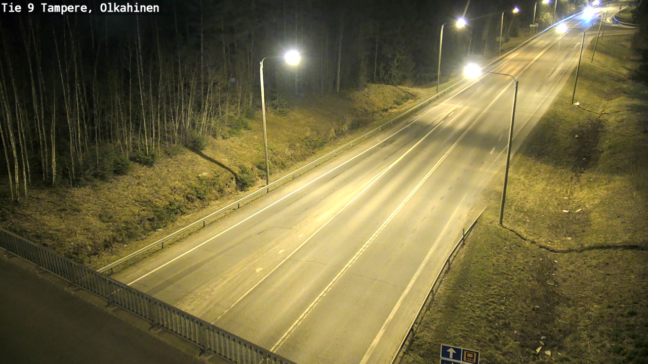 Weather Camera Image Road 9 Tampere, Olkahinen, Tampere, Pirkanmaa