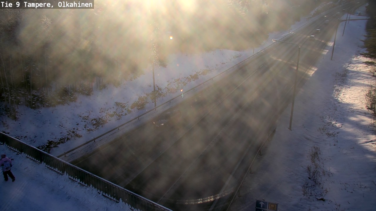 Weather Camera Image Väg 9 Tammerfors, Olkahinen, Tampere, Pirkanmaa