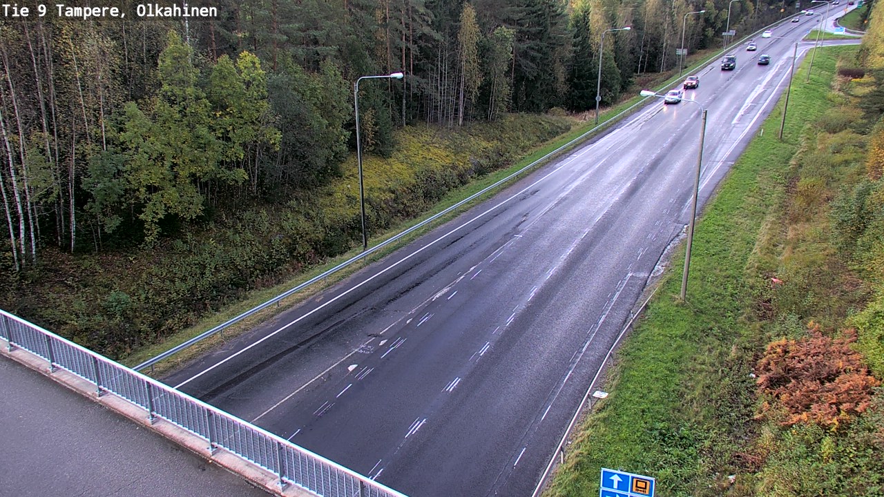 Weather Camera Image Road 9 Tampere, Olkahinen, Tampere, Pirkanmaa