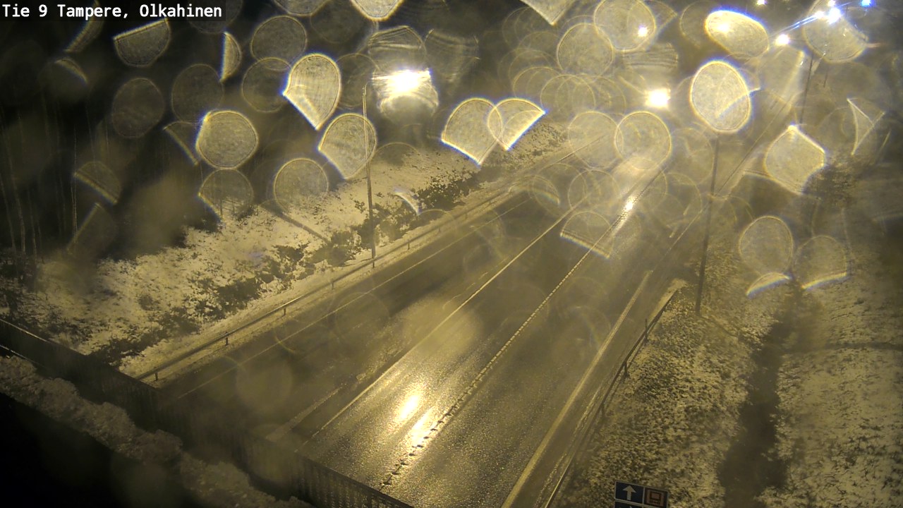 Weather Camera Image Väg 9 Tammerfors, Olkahinen, Tampere, Pirkanmaa