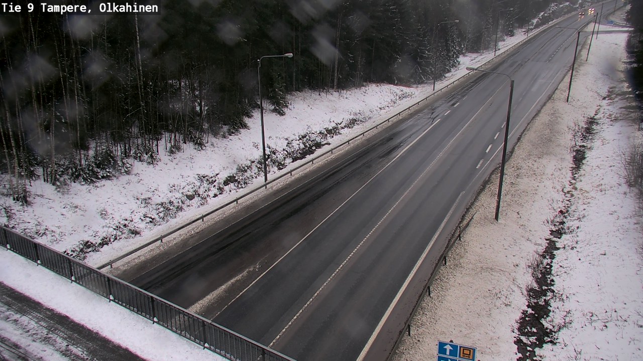Weather Camera Image Väg 9 Tammerfors, Olkahinen, Tampere, Pirkanmaa