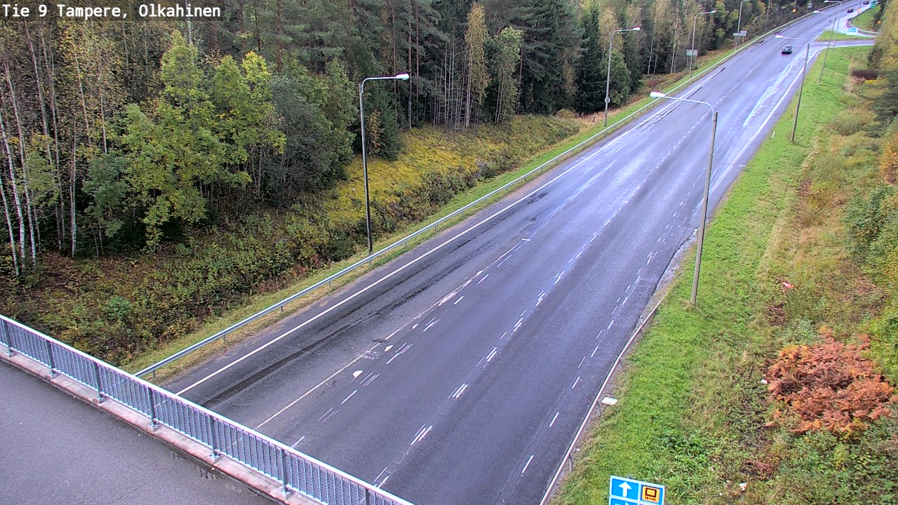 Weather Camera Image Road 9 Tampere, Olkahinen, Tampere, Pirkanmaa