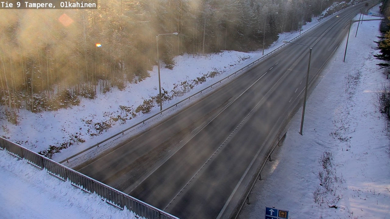 Weather Camera Image Väg 9 Tammerfors, Olkahinen, Tampere, Pirkanmaa