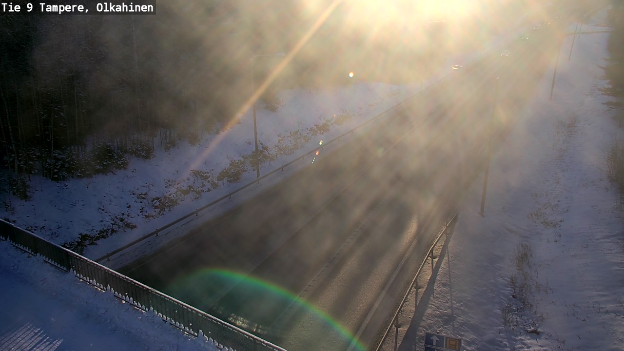 Weather Camera Image Väg 9 Tammerfors, Olkahinen, Tampere, Pirkanmaa