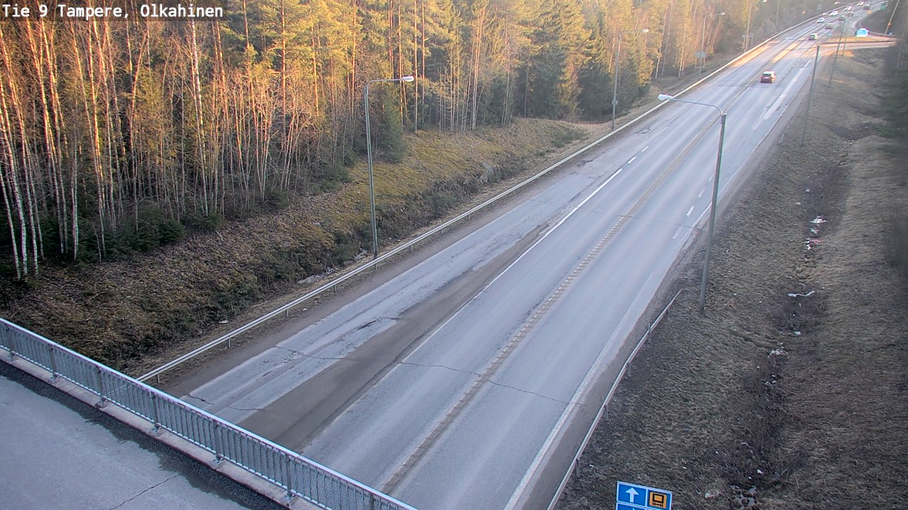 Weather Camera Image Road 9 Tampere, Olkahinen, Tampere, Pirkanmaa