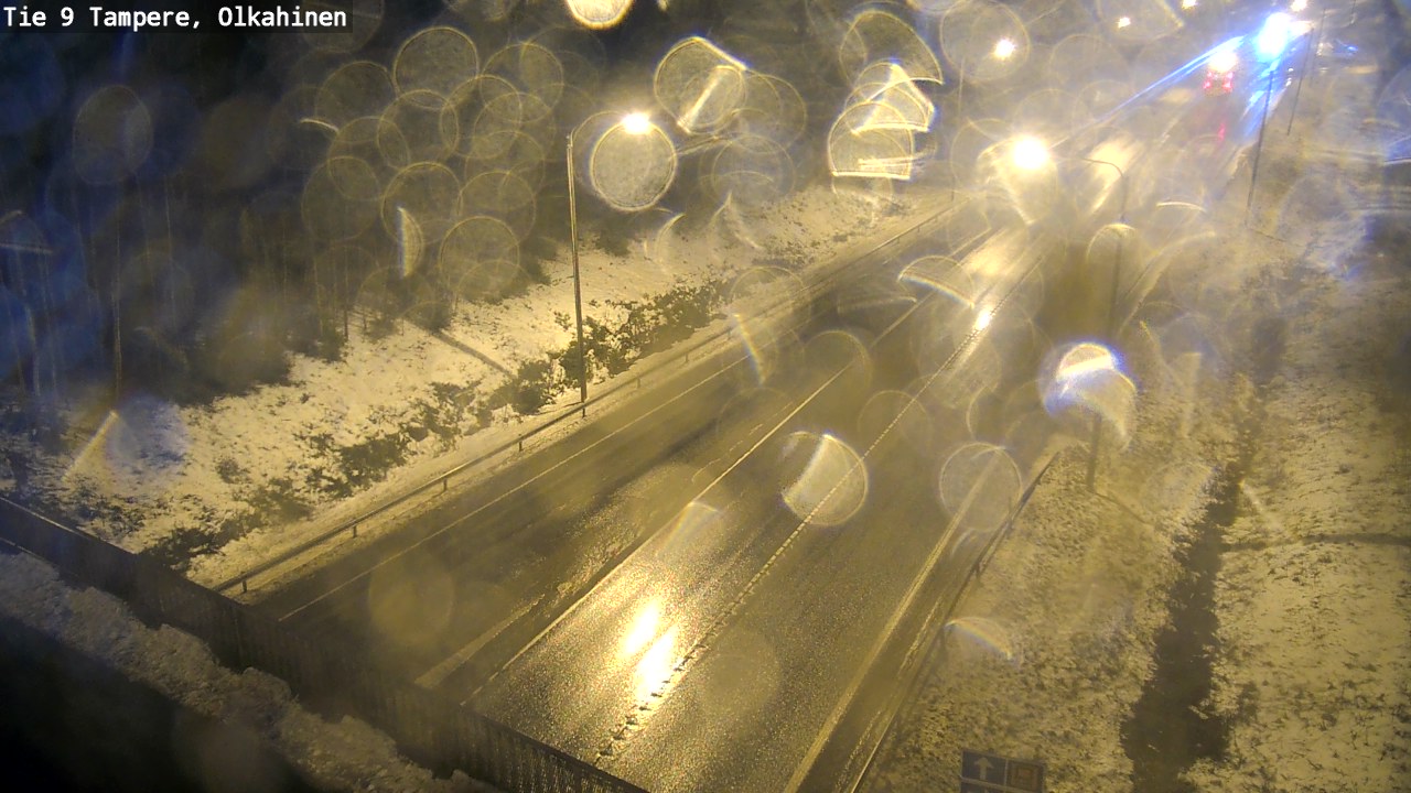 Weather Camera Image Väg 9 Tammerfors, Olkahinen, Tampere, Pirkanmaa