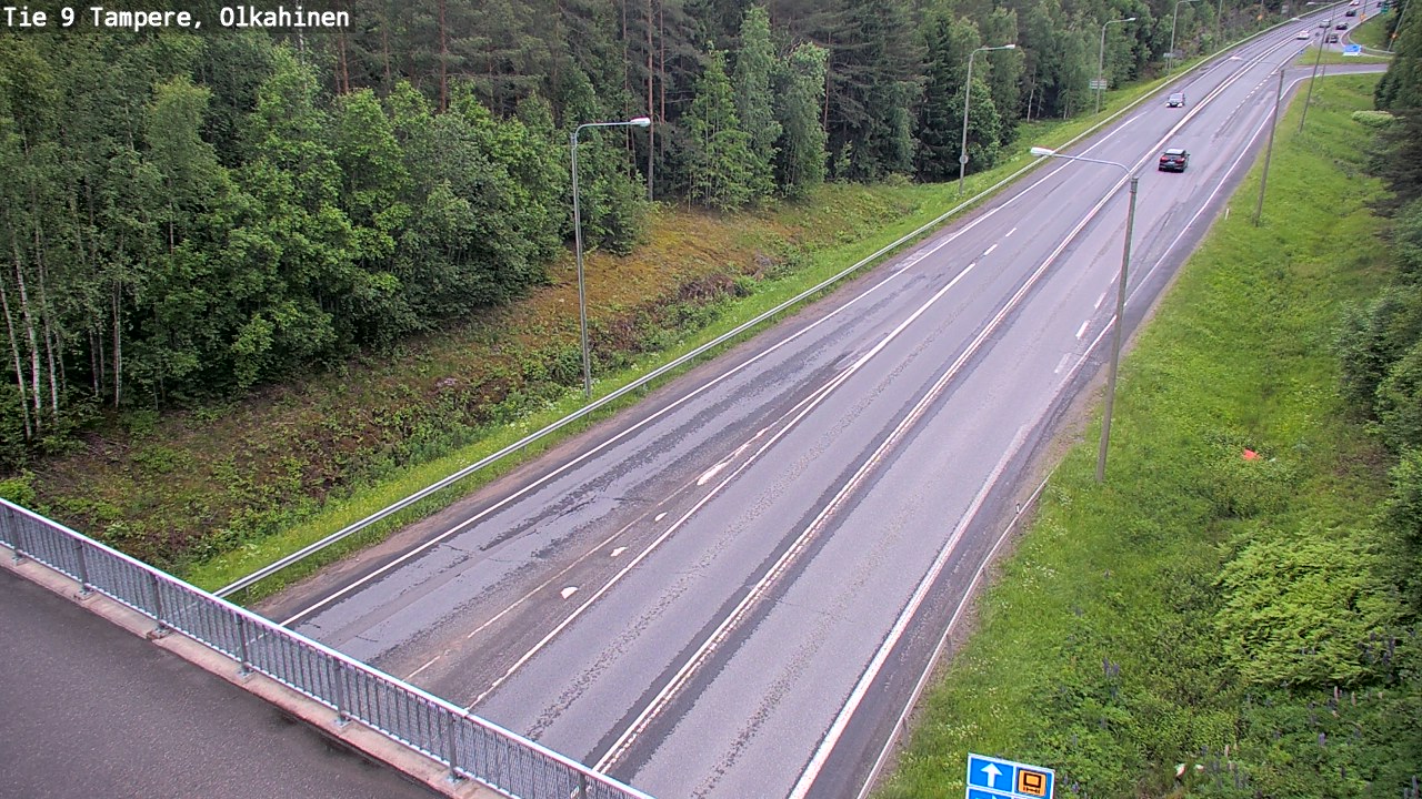 Weather Camera Image Road 9 Tampere, Olkahinen, Tampere, Pirkanmaa